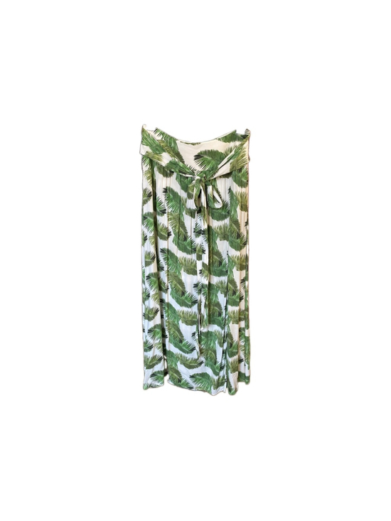 Melissa Odabash Dresses & Skirts - Melissa Odabash Palm Print Resort Maxi Skirt Sz M Boho Vacation Tie Waist